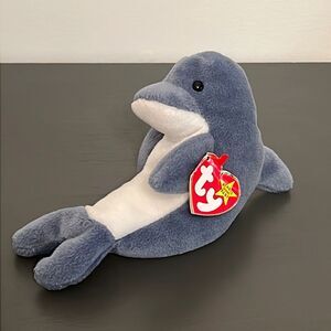 RARE TY Beanie Baby - TY Beanie Baby - ECHO the Dolphin (4th Gen)